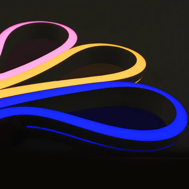 1 meter Neon Led Flex maxi recht - losse strip enkele kleur