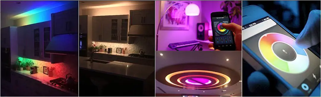 WiFi lampen in de keuken en woonkamer