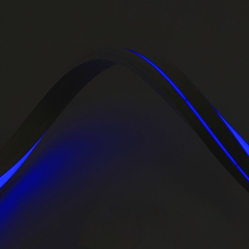 1 meter blauw neon flex led maxi recht losse strip CL1550500190 CL1550500450 CL1571745502