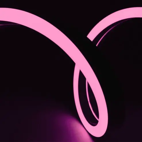 1 meter roze neon led flex maxi recht complete set neon verlichting 9 3