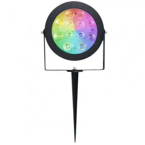 Hue compatible LED Tuinspot met RGBWW kleuren 12 watt - Zigbee
