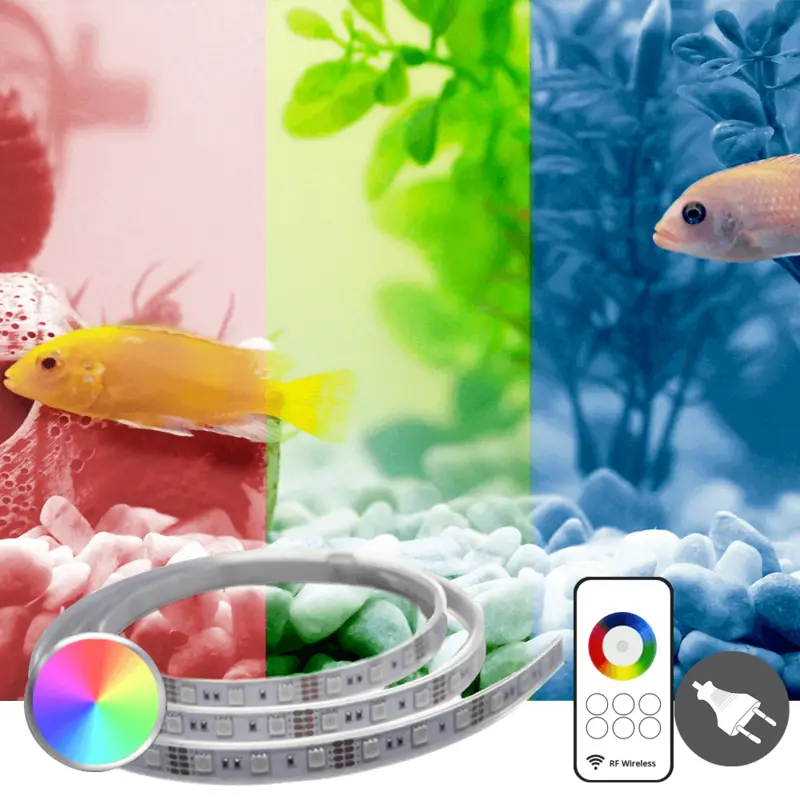 70 t/m 100 cm - RGB complete set aquarium led strip
