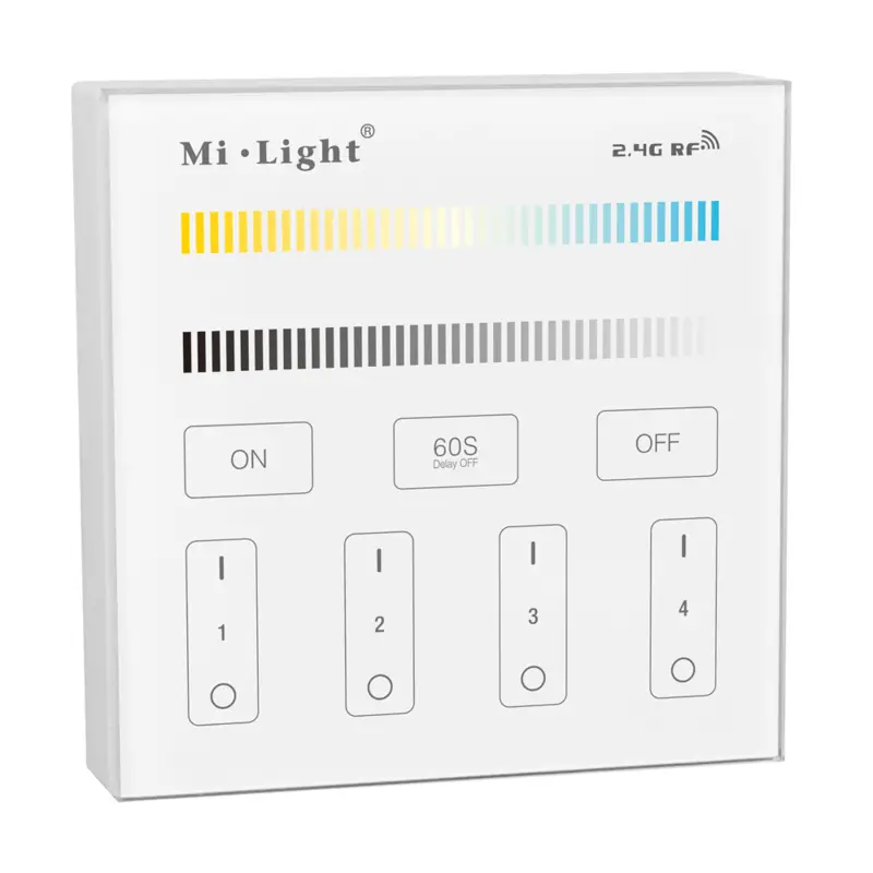 Milight 4-zone Dual White afstandsbediening paneel touch stroom