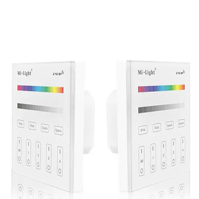 Milight 4 zone RGBRGBW afstandsbediening paneel touch 230V 5