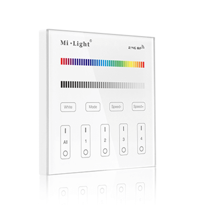 Milight 4-zone RGB/RGBW afstandsbediening paneel touch 230V