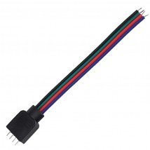 RGB stekker met kabel 15 cm