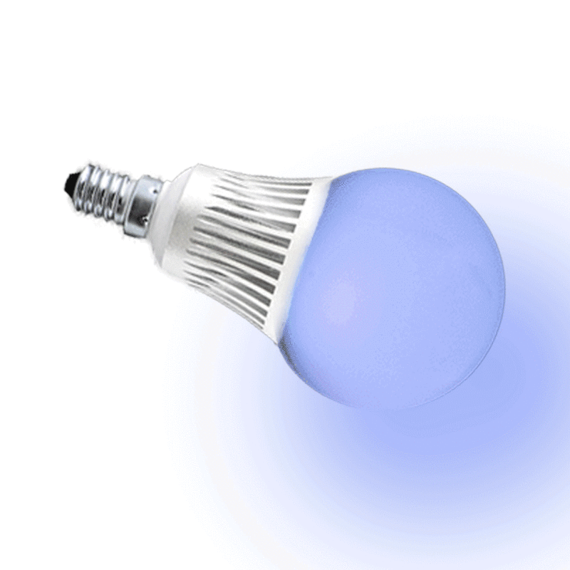 RGBWW LED lamp met afstandsbediening 5W E14 1 tot 4 lampen 4