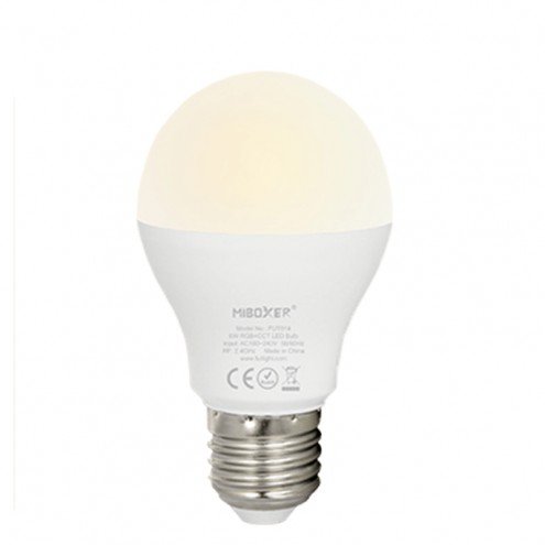 RGBWW LED lamp met afstandsbediening 6W E27 1 tot 4 lampen 4