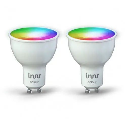 Voordeelset van 2 slimme Innr LED spots met GU10 fitting - White and Color