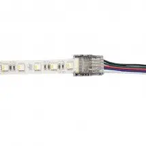 Koppelstuk tussen strip en kabel - RGBW premium en pro ledstrip IP20 - solderen niet nodig