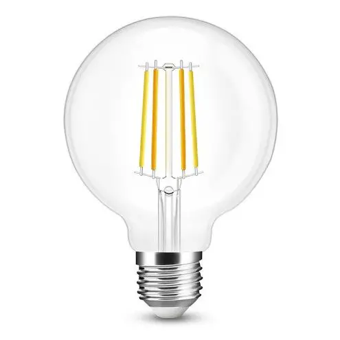 Slimme filament LED lamp van Milight - Dual white 7W E27 fitting - G95 model