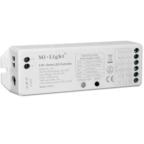 RGBWW premium led strip per meter inclusief controller en voeding 30 40 meter 5