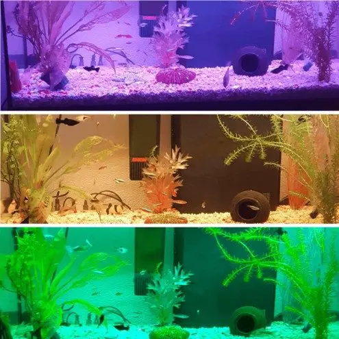 100 tot 150 cm RGB complete set aquarium led strip 7