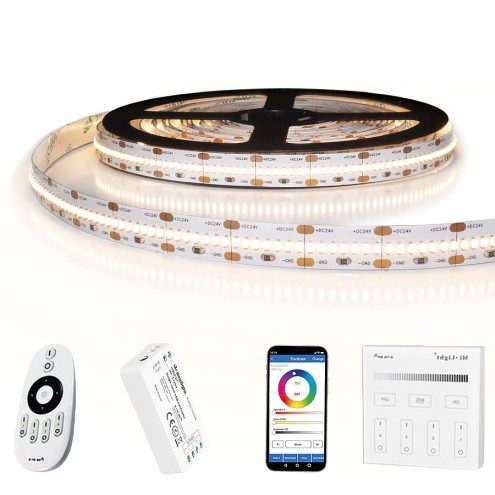 19 METER - 7980 LEDS complete led strip set Helder Wit Pro