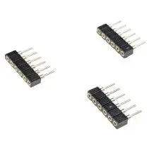 3 x RGBWW stekker 6-pins type vrouw