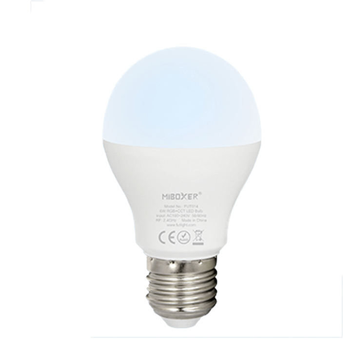 Dual White LED lamp set met afstandsbediening 6W E27 4