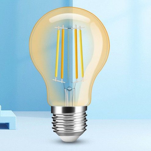 Dual White smart filament lamp van Milight 7W E27 fitting Amberkleurig A60 model Met afstandsbediening 4