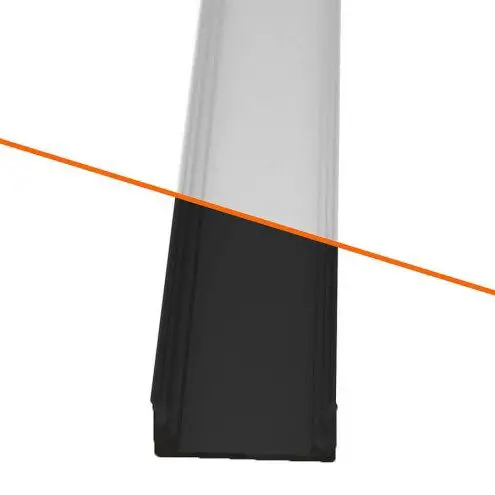 Los led profiel 1 meter opbouw laag 8 mm slim line