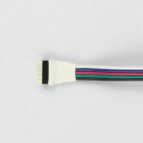 RGBW stekker met kabel 15 cm 4