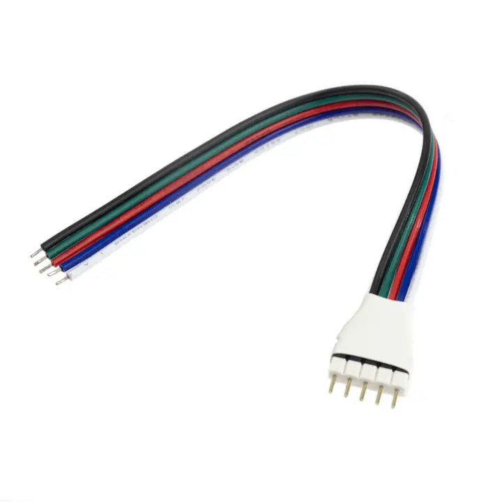 RGBW stekker met kabel 15 cm