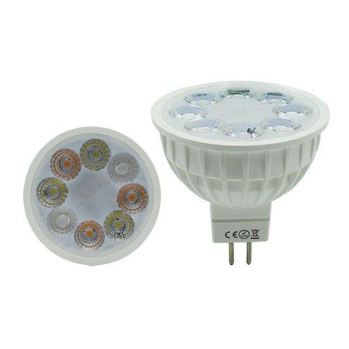 RGBWW LED spot met afstandsbediening 4W MR16 fitting 1 tot 4 spots 7