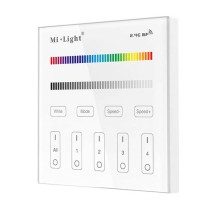 Touch panel wandbediening draadloos RGB en RGBW op stroom