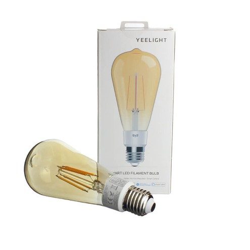 Yeelight slimme filament led lamp ST64 amberkleurig E27 fitting Warm Witte lichtkleur 7