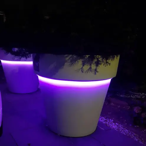 9 meter RGB Neon LED flex Midi Top View complete set neon verlichting 7