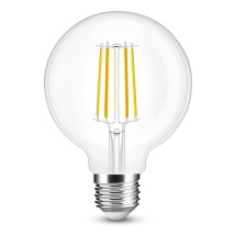 Slimme filament Zigbee LED lamp - Dual white 7W E27 fitting - G95 model